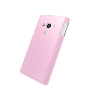 BUFFALO Xperia acro HD用 蓄光シリコンケース 液晶保護フィルム付 ライトピンク BSMPACROHLSLP