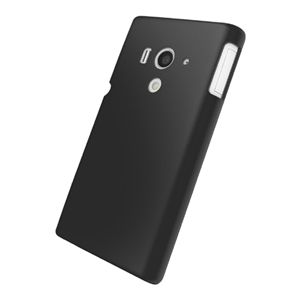 BUFFALO Xperia acro HD用 シリコンケース 選べる保護フィルム2枚付 ブラック BSMPACROHSBK