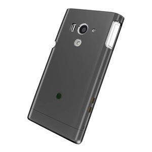 BUFFALO Xperia acro HD用 ソフトTPUケース 選べる保護フィルム2枚付 ブラック BSMPACROHTBK