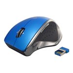 BUFFALO BlueLED無線マウス Simpring対応 2.4GHz 5ボタン 横スクロール ブルー SRMB01BL