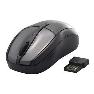 BUFFALO BlueLED無線マウス 超高感度 Simpring対応 2.4GHz ブラック SRMB02BK