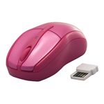 BUFFALO BlueLED無線マウス 超高感度 Simpring対応 2.4GHz ピンク SRMB02PK