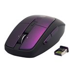 BUFFALO BlueLED無線マウス Simpring対応 2.4GHz 5ボタン 横スクロール パープル SRMB03PU