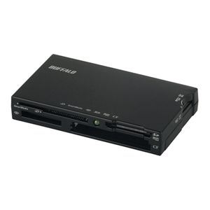 BUFFALO 高速カードリーダーライター 4倍速 TurboPC EX 58メディア対応 ブラック BSCR08U2BK