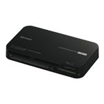 BUFFALO 高速カードリーダーライター 9倍速 USB3.0対応 51+6メディア対応 ブラック BSCR09U3BK