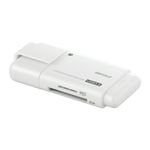 BUFFALO 高速カードリーダーライター 9倍速 USB3.0対応 26+4メディア対応 ホワイト BSCRD04U3WH