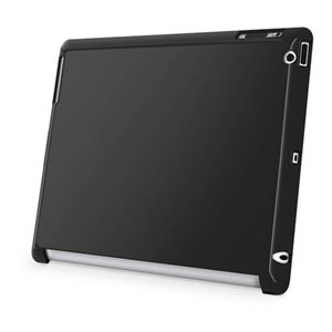 BUFFALO iPad(2012年モデル)用 衝撃吸収ハードケース 液晶保護フィルム付 ブラック BSIPD12BHBK