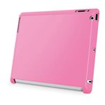 BUFFALO iPad(2012年モデル)用 衝撃吸収ハードケース 液晶保護フィルム付 ピンク BSIPD12BHPK