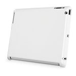 BUFFALO iPad(2012年モデル)用 衝撃吸収ハードケース 液晶保護フィルム付 ホワイト BSIPD12BHWH
