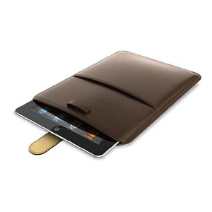 BUFFALO iPad(2012年モデル)用 スリーブケース 液晶保護フィルム付 ブラウン BSIPD12PBR