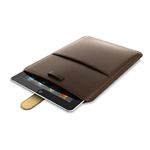 BUFFALO iPad(2012年モデル)用 スリーブケース 液晶保護フィルム付 ブラウン BSIPD12PBR