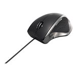 BUFFALO BlueLED有線マウス 超高感度 USB 5ボタン 横スクロール ブラック BSMBU09BK