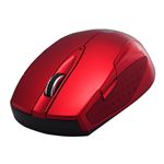 BUFFALO BlueLED無線マウス Simpring対応 2.4GHz 5ボタン 省エネモデル レッド SRMB05RD