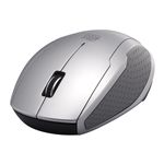 BUFFALO BlueLED無線マウス Simpring対応 2.4GHz 横スクロール 省エネ シルバー SRMB06SV