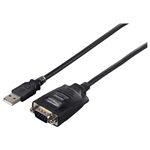 BUFFALO USBシリアル変換ケーブル ブラックスケルトン 0.5m BSUSRC0605BS