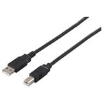 BUFFALO USB2.0ケーブル (A to B) ブラック 1.5m BSUAB215BK