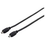 BUFFALO IEEE1394ケーブル(4ピンオス to 4ピンオス) 1.0m ブラック BSAI780