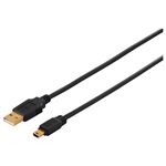 BUFFALO USB2.0ケーブル (A to miniB) フェライト素子ねり込みタイプ 3m ブラック BSUAMNHF230BK