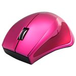 BUFFALO Simpring対応 無線(2.4GHz)BlueLEDマウス 5ボタン 省エネモデル ピンク SRMB04PK