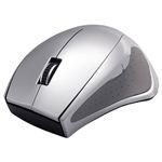 BUFFALO Simpring対応 無線(2.4GHz)BlueLEDマウス 5ボタン 省エネモデル シルバー SRMB04SV