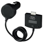 BUFFALO ウォークマン用FMトランスミッター バーチャル3Dサラウンド搭載 ブラック BSFM37BK