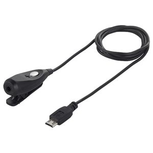 BUFFALO イヤホンジャック変換ケーブル(USB microB to 3.5mmステレオミニ) マイク付 BSMPC14BK