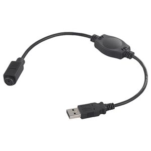 BUFFALO USB2.0ケーブル (A to PS/2) ブラック BSUAPS201BK