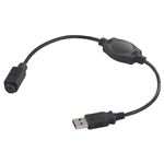 BUFFALO USB2.0ケーブル (A to PS/2) ブラック BSUAPS201BK