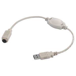 BUFFALO USB2.0ケーブル (A to PS/2) アイボリー BSUAPS201IV