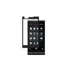 BUFFALO T-02D専用 液晶保護フィルム イージーフィット/スムースタッチタイプ ブラック BSEFT02DBK