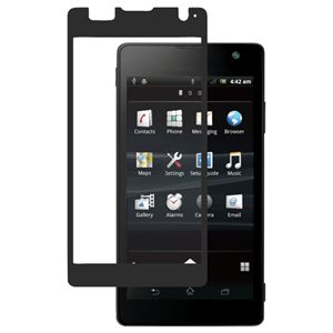 BUFFALO Xperia GX SO-04D専用 液晶保護フィルム イージーフィット/スムースタッチ ブラック BSEFSO04DBK