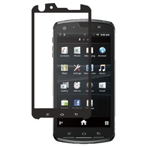 BUFFALO ARROWS X F-10D専用 液晶保護フィルム イージーフィット/スムースタッチ ブラック BSEFF10DBK