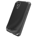 BUFFALO Optimus it L-05D専用 ソフトケース 液晶保護フィルム付 ブラック BSMPL05DTBK