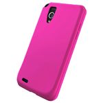 BUFFALO Optimus it L-05D専用 シリコンケース 液晶保護フィルム付 ピンク BSMPL05DSPK