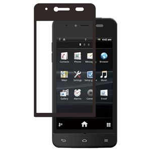 BUFFALO Optimus it L-05D専用 液晶保護フィルム イージーフィット/スムースタッチ ブラック BSEFL05DBK