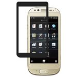 BUFFALO F-12D専用 液晶保護フィルム イージーフィット/光沢タイプ ブラック BSEFGF12DBK