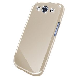 BUFFALO GALAXY SIII SC-06D専用 3Hハードケース 液晶保護フィルム付 ゴールド BSMPSC06DHGD