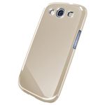 BUFFALO GALAXY SIII SC-06D専用 3Hハードケース 液晶保護フィルム付 ゴールド BSMPSC06DHGD