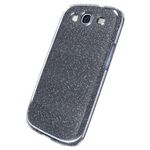 BUFFALO GALAXY SIII SC-06D専用 3Hハードケース 液晶保護フィルム付 ラメクリア BSMPSC06DHLCR