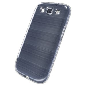 BUFFALO GALAXY SIII SC-06D専用 ソフトケース 液晶保護フィルム付 クリア BSMPSC06DTCR