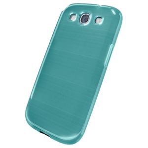 BUFFALO GALAXY SIII SC-06D専用 ソフトケース 液晶保護フィルム付 グリーン BSMPSC06DTGR