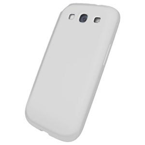 BUFFALO GALAXY SIII SC-06D専用 シリコンケース 液晶保護フィルム付 ホワイト BSMPSC06DSWH