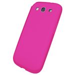 BUFFALO GALAXY SIII SC-06D専用 シリコンケース 液晶保護フィルム付 ピンク BSMPSC06DSPK