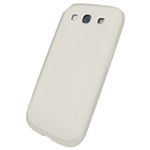 BUFFALO GALAXY SIII SC-06D専用 光るシリコンケース 液晶保護フィルム付 ホワイト BSMPSC06DLSWH