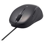 BUFFALO 有線TOGレーザー式マウス 5ボタン 横スクロール BEYOND THE LASERシリーズ ブラック BSMBLU03BK