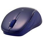 BUFFALO 無線TOGレーザー式マウス 5ボタン 横スクロール LASERシリーズ 電池長持ち ネイビー BSMBLW03NB