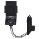 BUFFALO ウォークマン用FMトランスミッター 3Dサラウンド対応 グースネックタイプ ブラック BSFM36BK