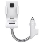 BUFFALO ウォークマン用FMトランスミッター 3Dサラウンド対応 グースネックタイプ ホワイト BSFM36WH