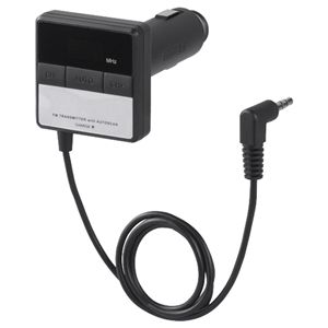 BUFFALO FMトランスミッター ステレオミニプラグ接続 オートスキャンタイプ ブラック BSFM16BK