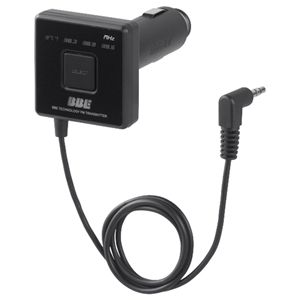 BUFFALO FMトランスミッター BBEテクノロジー採用モデル ステレオミニプラグ接続 ブラック BSFM17BK